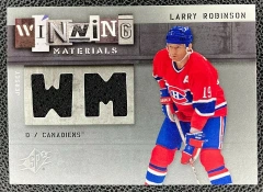 2009-10 SPx Winning Materials #WM-LR Larry Robinson Canadiens